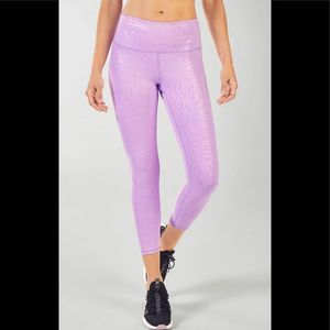 Define High-Waisted 7/8 Legging Kick Butt Aster Purple Sz XS